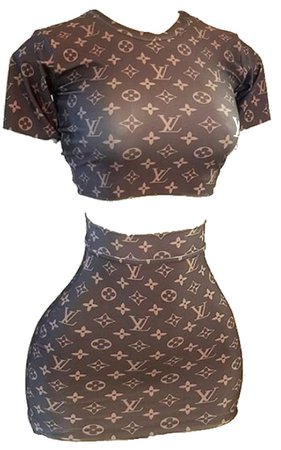 Louis Vuitton Skirt Set✨