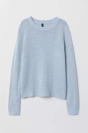 Knit Sweater - Turquoise