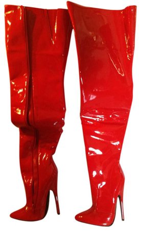Red Collection Thigh High Over The Knee Boots