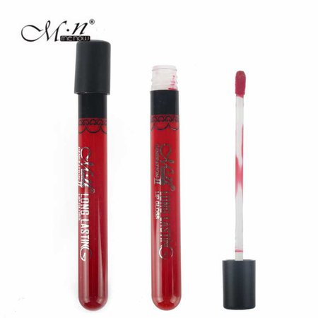 MENOW 12Pcs/lot Liquid Lipstick Rose Red Lip Paint Matte Lip Stick Batom Waterproof Long Lasting Lip Gloss Nude Makeup Lip Kit-in Lipstick from Beauty & Health on Aliexpress.com | Alibaba Group