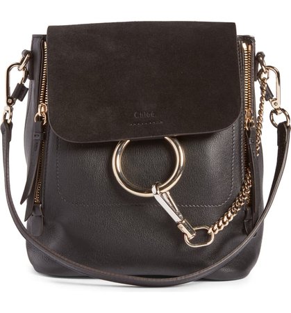 Chloé Small Faye Suede & Leather Backpack | Nordstrom