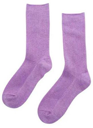 lilac socks