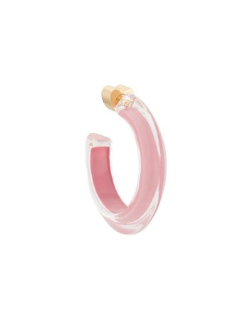 Alison Lou Jelly hoop earring pink JELLYSMDR - Farfetch