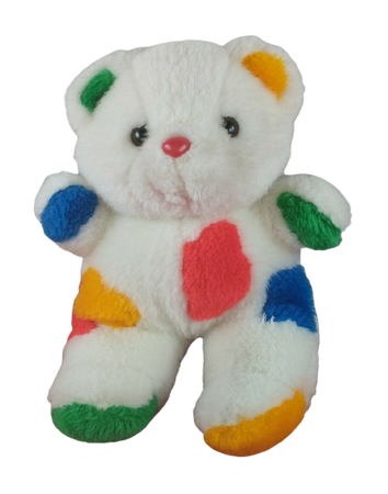 colorful bear plush