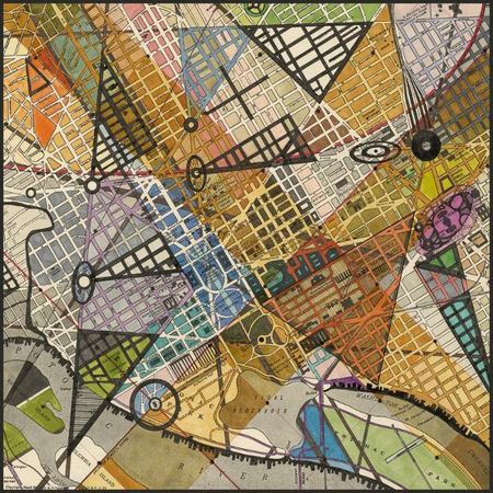 'Modern Map of D.C.' Art Print - Nikki Galapon | Art.com