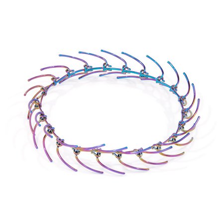 Iridescent small spike necklace – Mugler