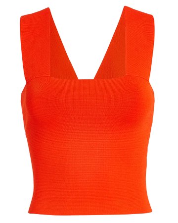 Red Square Neck Tank Top | A.L.C.