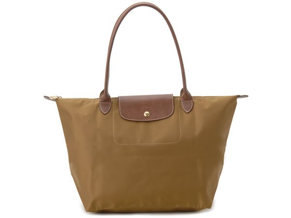 longchamp camel shopping bag