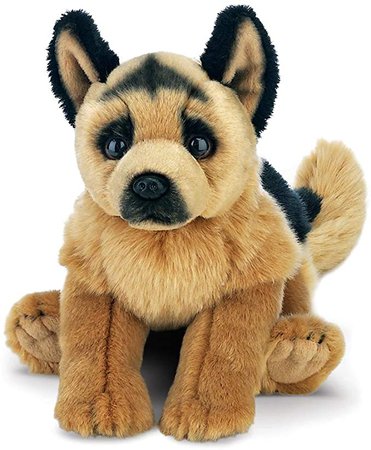 Amazon.com: Bearington Chief German Shepherd Plush Stuffed Animal Puppy Dog 13 inches: Toys & Games
