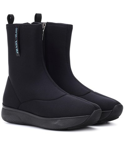 Neoprene ankle boots