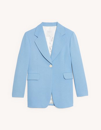 Tailored jacket SFPVE00359 Blue Sky - Blazers & Jackets | Sandro Paris