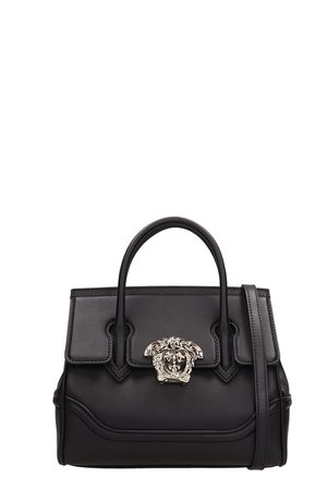 Versace Palazzo Empire Bag. Black Leather
