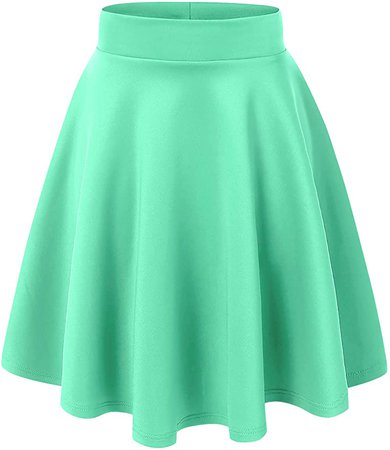 MBJ WB829 Womens Flirty Flare Skirt XXL SEA_Green at Amazon Women’s Clothing store