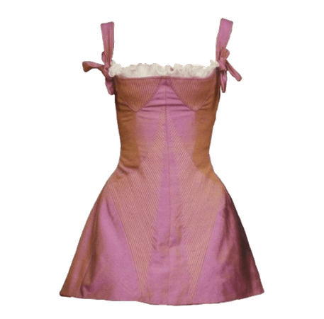 vintage pink iridescent dress