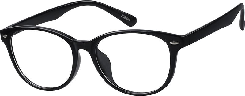 Black Oval Eyeglasses #208221