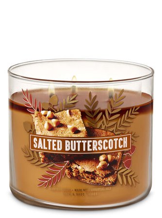 Salted Butterscotch 3-Wick Candle | Bath & Body Works
