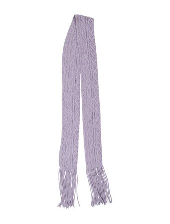 Michael Kors Cashmere Cable Knit Scarf - Accessories - MIC80918 | The RealReal