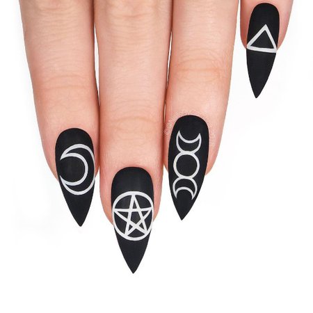 Gothic Witch Nails