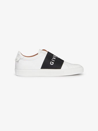 GIVENCHY PARIS strap sneakers in leather | GIVENCHY Paris