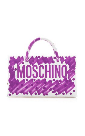 Brushstroke Shopping Tote by Moschino | Moda Operandi