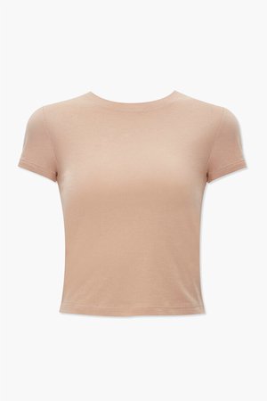 Cotton-Blend Baby Tee | Forever 21