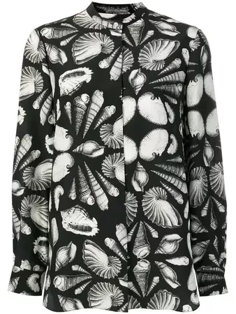 Alexander McQueen Seashell Print Shirt - Farfetch