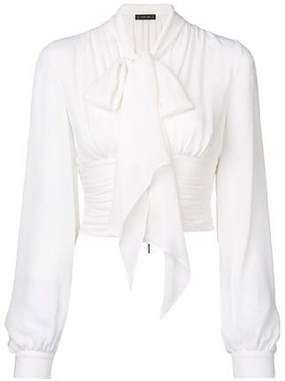 Plein Sud bow detail blouse