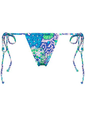 Frankies Bikinis Tia floral print bikini bottoms - FARFETCH