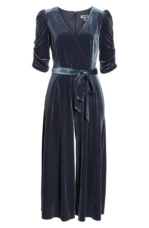 Chelsea28 Velvet Culotte Jumpsuit (Regular & Plus Size) | Nordstrom