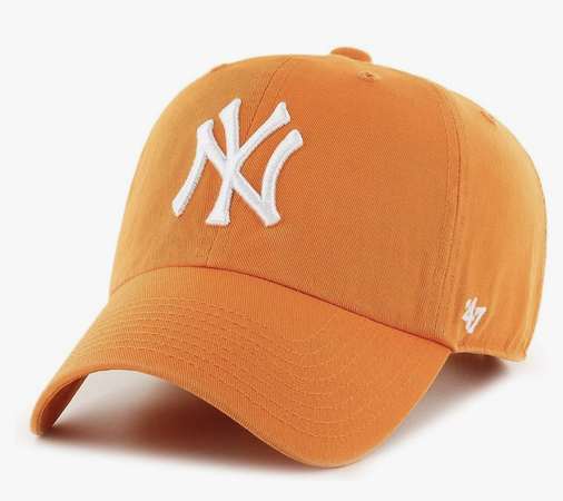 orange ny yankee hat
