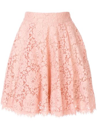 Dolce & Gabbana Full Scalloped Lace Skirt