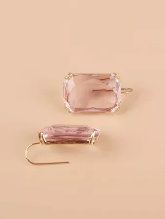Gemstone Decor Earrings | SHEIN USA