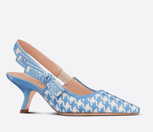 blue Dior heel