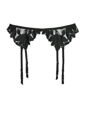 Lily Embroidery Garter Belt | Fleur du Mal