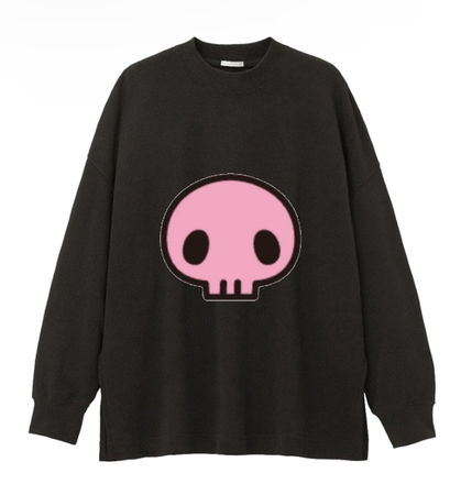 kuromi skull sweater