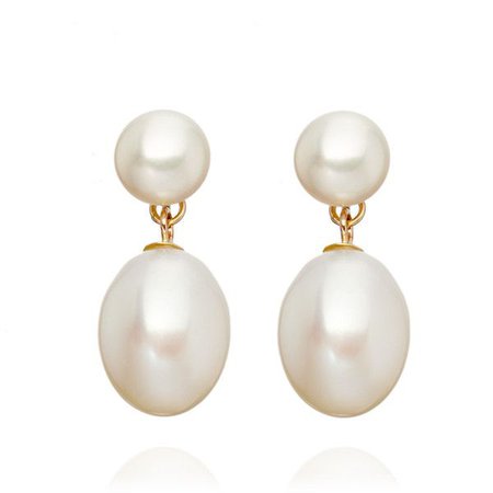pearl earrings polyvore – Pesquisa Google