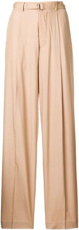 silk tailored trousers