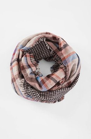 Wearever Colorful Plaid Infinity Scarf | JJill