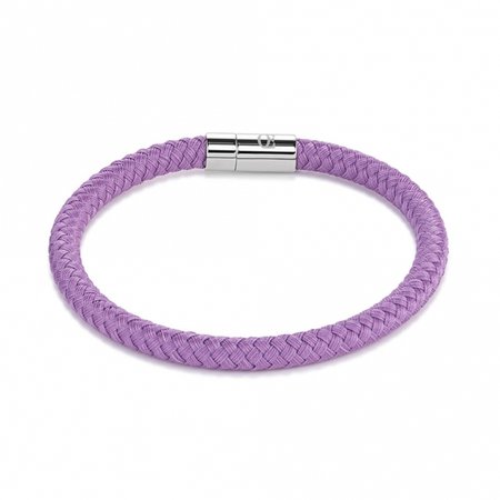 Coeur De Lion Braided Textile Purple Bracelet - Jewellery from Gift and Wrap UK