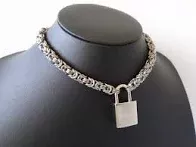 silver goth necklace - Google Search