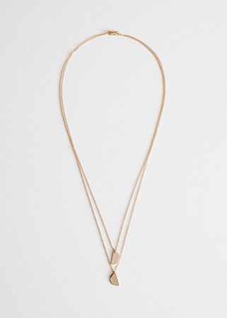 Half Moon Necklace - Gold - Necklaces - & Other Stories