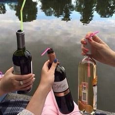 wine bottle straws