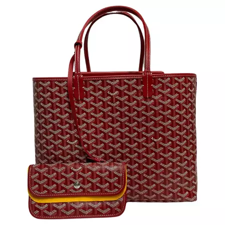 Goyard Red Isabelle PM Tote For Sale at 1stDibs