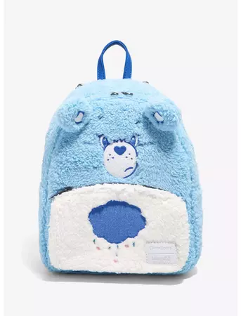 Loungefly Care Bears Grumpy Bear Plush Mini Backpack | Hot Topic