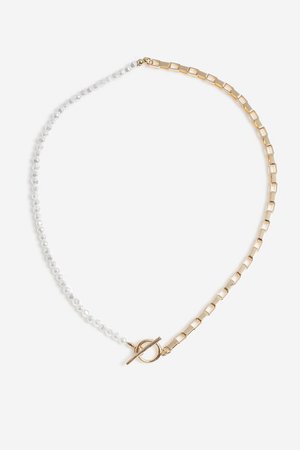 **Pearl T-Bar Necklace | Topshop