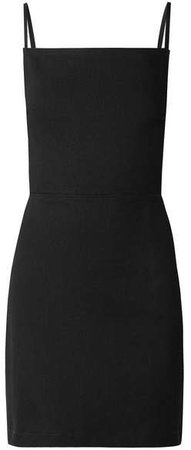 EVE Denim - Fabienne Open-back Denim Mini Dress - Black