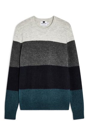 Harlow Classic Fit Colorblock Crewneck Sweater | Nordstrom