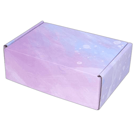 OUGEBOX 15 Pack Small Purple Shipping Boxes, 6x4x2 Inch Recyclable Corrugated Cardboard Mailer Gift Boxes