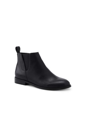 Women's Leather Chelsea Boots from Lands' End