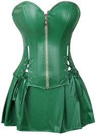 green corset dress - Google Search